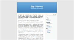 Desktop Screenshot of edy-yuwono.blog.unsoed.ac.id