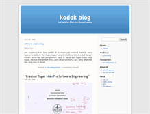 Tablet Screenshot of kodok.blog.unsoed.ac.id
