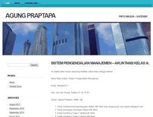 Tablet Screenshot of agung-praptapa.blog.unsoed.ac.id