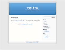 Tablet Screenshot of neni.blog.unsoed.ac.id