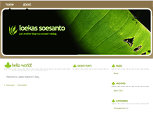 Tablet Screenshot of loekas-soesanto.blog.unsoed.ac.id