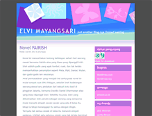 Tablet Screenshot of elvymayza.blog.unsoed.ac.id