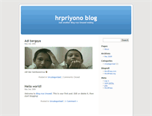 Tablet Screenshot of hrpriyono.blog.unsoed.ac.id
