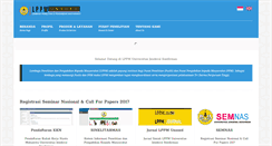 Desktop Screenshot of lppm.unsoed.ac.id